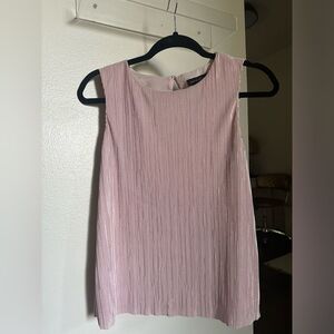 Banana Republic Pleated Sleeveless Blouse Top XS X-Small Women's Formal Tank